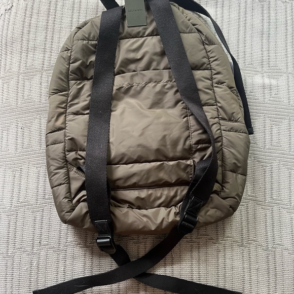 Quilted Army Green All Saints Backpack main image 5